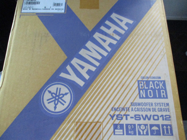 Yamaha 100 Watt 8" Powered Subwoofer System YST-SW012 Brand NEW in Stereo Systems & Home Theatre in Calgary - Image 2