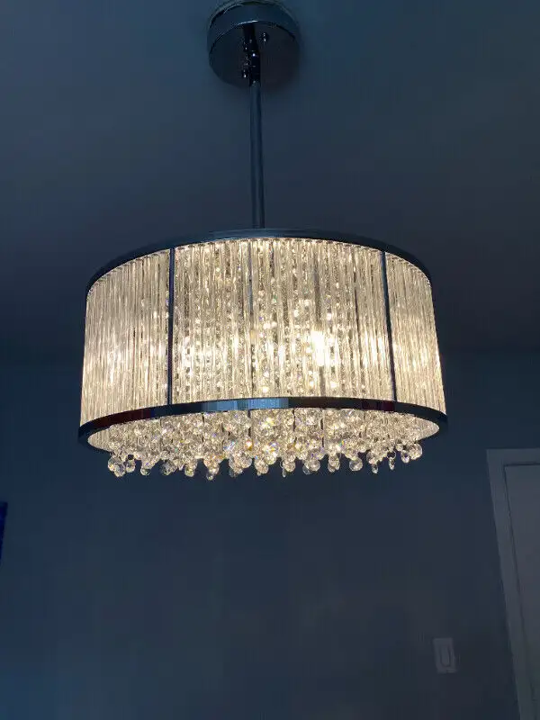 Sparxx 6-Light 16" Chrome Pendant Chandelier light in Indoor Lighting & Fans in Mississauga / Peel Region - Image 4