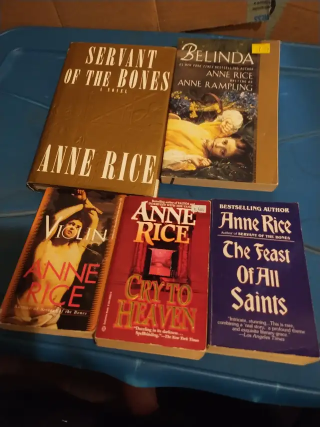 Anne Rice Books in Fiction in Brantford - Image 3