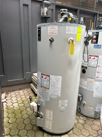 Bradford White water heater A 75 gal with Honeywell gas connecti