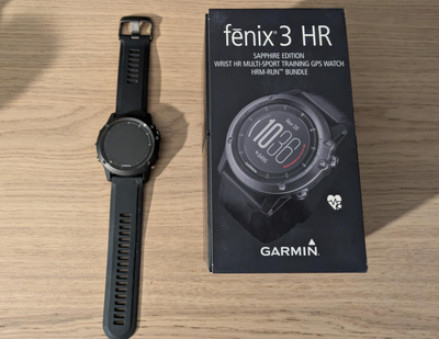 Garmin Fenix 3 HR Sapphire edition - Fully functional - Used but well cared for - Includes original...