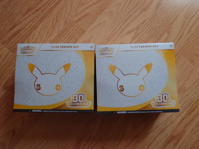New, Sealed Pokémon 30th Celebration Elite Trainer Box