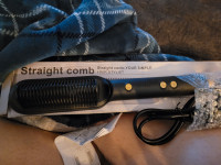 Straight comb hair straightener 