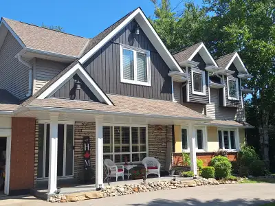 Siding and exterior cladding that will beautifiy your neighbourhood . 40 years in the business in th...