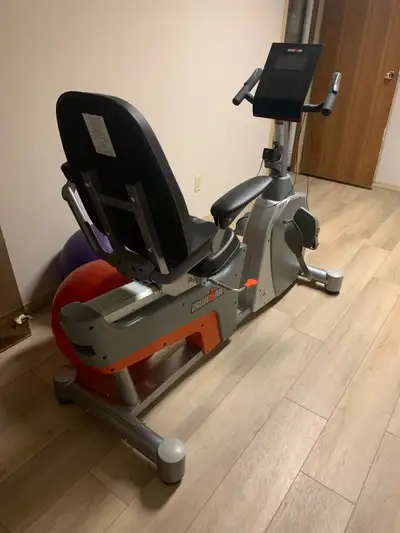 Recumbent bike, View more