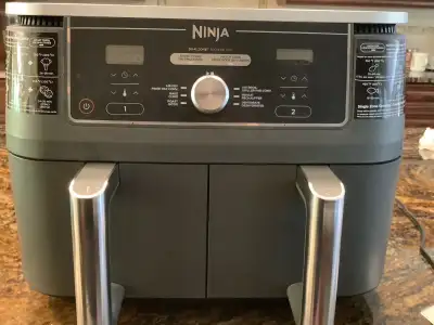 Ninja Air fryer 6 cooking functions 2 baskets, View more