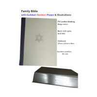 Illustrated JEWISH FAMILY BIBLE with GILDED PAGES (Collectible)