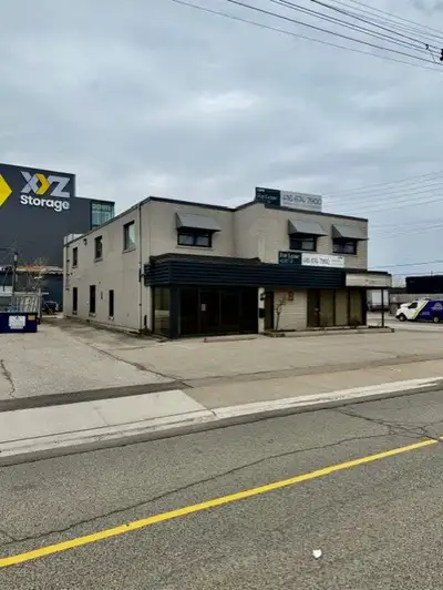 2 story commercial building for retail and/or office uses considered, with 20 car parking, corner, o...