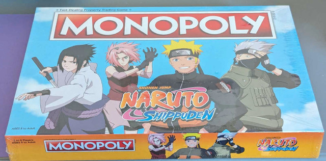 Sealed Naruto Shippuden Monopoly  in Toys & Games in Sault Ste. Marie