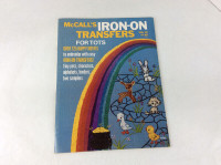 1970's McCall's Iron-on Transfers for Painting etc.