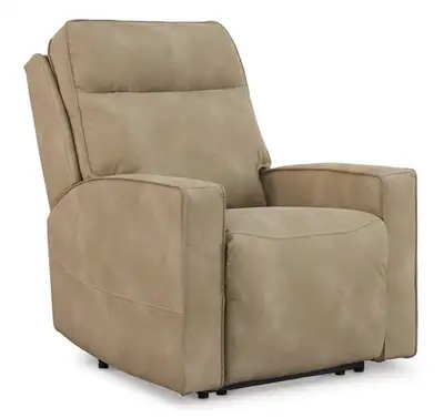 New Next-Gen Sand Power Recliner with Power Headrest, View more