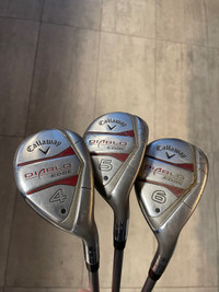Hybride Callaway Diablo Edge 4-5-6 pour femme droitière.