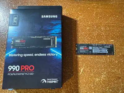 New Samsung 990 Pro SSD 2To Gen4 NVMe M.2, View more