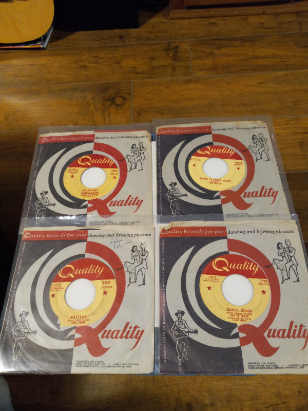 Vintage Vinyl Records 45 RPM Quality Curtis Lee,Mann,Lot 5 VG+ dans CD, DVD et Blu-ray  à Trenton