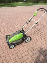 Electric Lawn mower. Greenworks