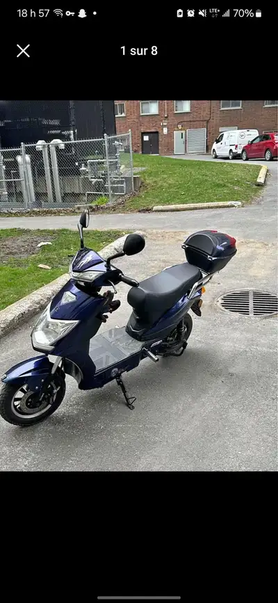 Used, but rides great. Kept inside for winter. I want to sell it because I just bought a new version...