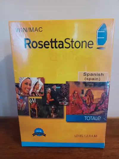 New Sealed Rosetta Stone Spanish Total e Windows Mac, View more