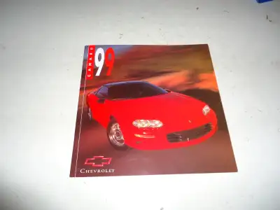 1999 CHEVROLET CAMARO DEALER SALES BROCHURE. CAN MAIL!, View more