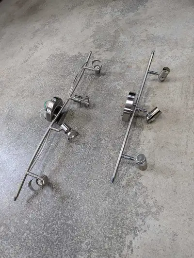 2 luminaires appariés au fini nickel brossé, View more