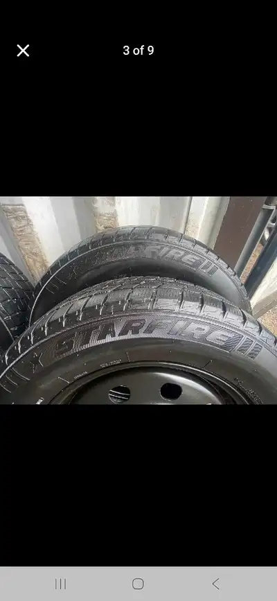 Set of 4 STARFIRE winter tires rims (225 65 17) pattern (5x127) TPMS GODGE CARAVAN + JOURNEY