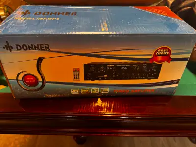 BNIB never opened AVAILABLE AVAILABLE Donner 4 Channel Bluetooth 5.0 Stereo Audio Power Amplifier, 1...