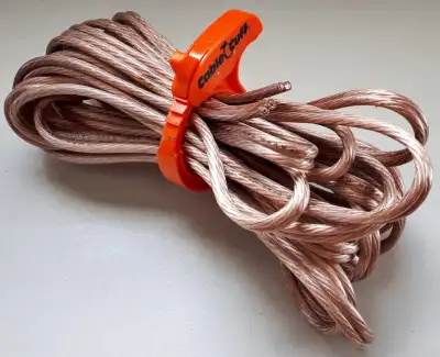 29½-Foot 8AWG Monster Copper Speaker Cable; Louisbourg, View more