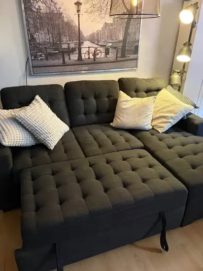Divan lit avec méridienne rangement, View more