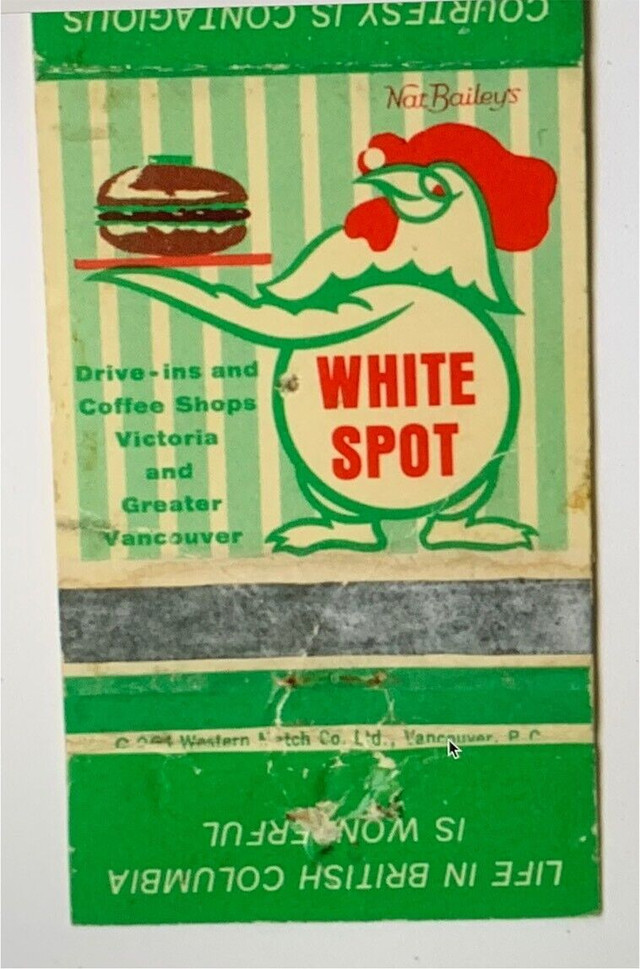 Seeking  WHITE SPOT RESTAURANT Collectibles in Arts & Collectibles in Burnaby/New Westminster
