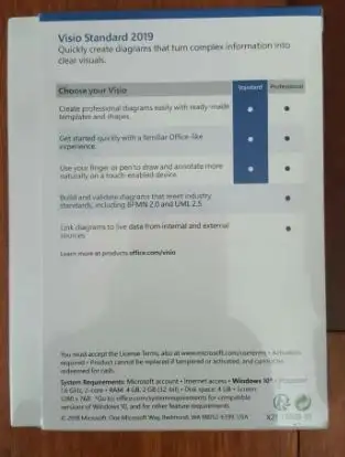 MS Visio Standard 2019457408634286264321
