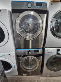 Samsung 27" Stainless Steel Frontload Stackable Washer Dryer