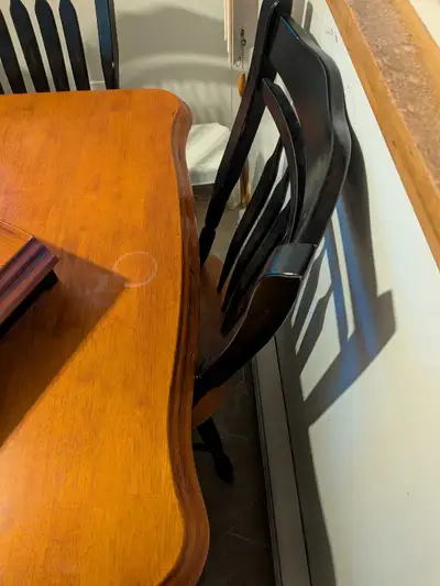 Two-Tone Dining Set (Table, Leaf & 6 Chairs), View more