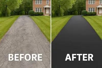 Asphalt Driveway Sealing and Repairs!, View more