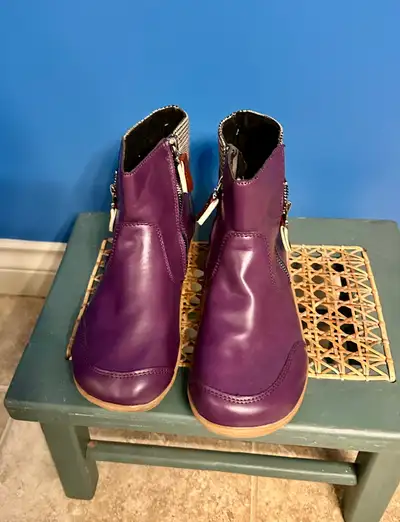 Purple Ankle Boot, View more