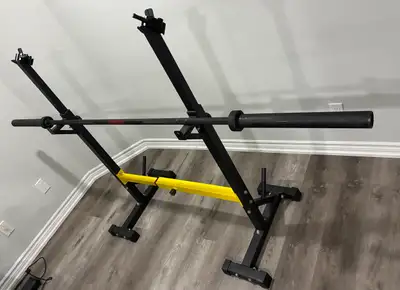 Synergee Games Barbell 20KG + Squat Rack Stand,Barbell Rack, View more