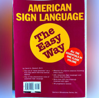 American Sign Language The Easy Way Book