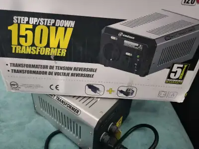 New reversible 120V /230V Voltage Transformer with manual , View more