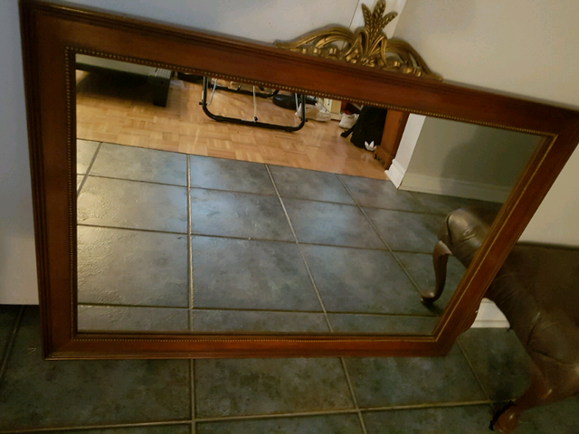 Malcolm Solid wood.  mirror  in Home Décor & Accents in Mississauga / Peel Region - Image 2