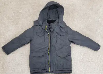 Calvin Klein Kids Grey Winter Jacket Size 6, View more