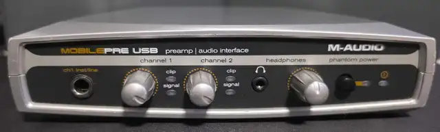 M-Audio MobilePre USB Preamp Audio Interface606847751475712001