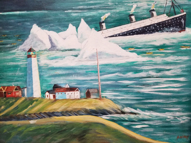 James Whey original painting 16 x 20 in Arts & Collectibles in Dartmouth - Image 4