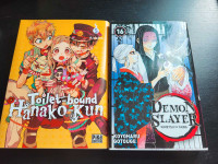 Manga en français (Toilet-bound Hanako-kun + Demon Slayer)