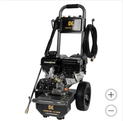 BE Power 3400 PSI 2.4 GPM Pressure Washer, View more