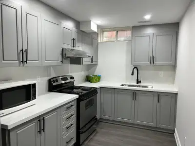 A legal two-bedroom basement apartment is available for rent in Brampton. The unit complies with Cit...