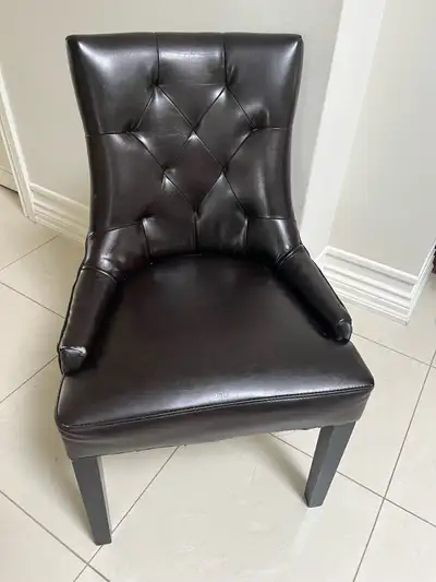 Dark Brown Dining Chairs (or kitchen chairs) only $50 each, View more