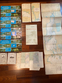 Rare Nautical charts and fishing maps.