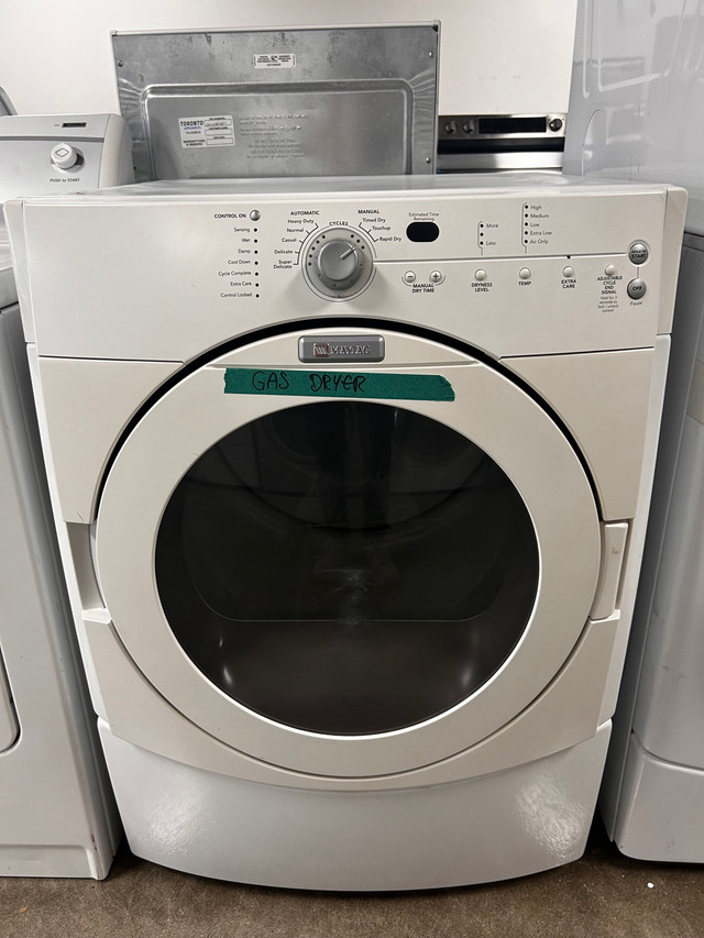 27” Maytag gas dryer front load white  in Washers & Dryers in City of Toronto