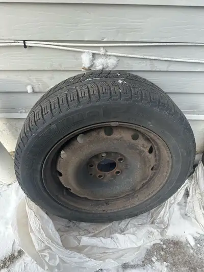 Michelin Winter Tires 205/55R16 Used for Mazda 3 for 2 years Good condition, some cracks (see pictur...