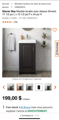 Meuble lavabo