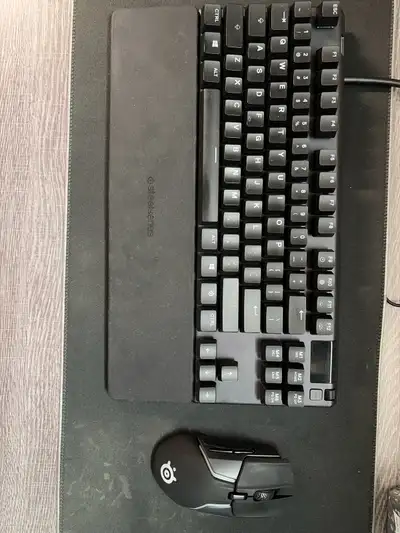 SteelSeries Gaming Setup – Rival 650 Wireless Mouse + Keyboard +, View more