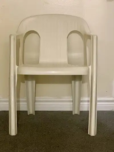 White Outdoor Chairs - Set of Four (4), View more